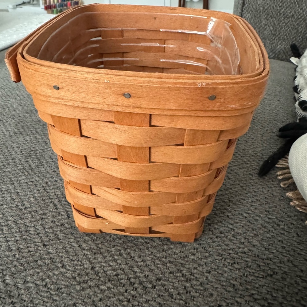 Longaberger Hand Woven Utensil Basket